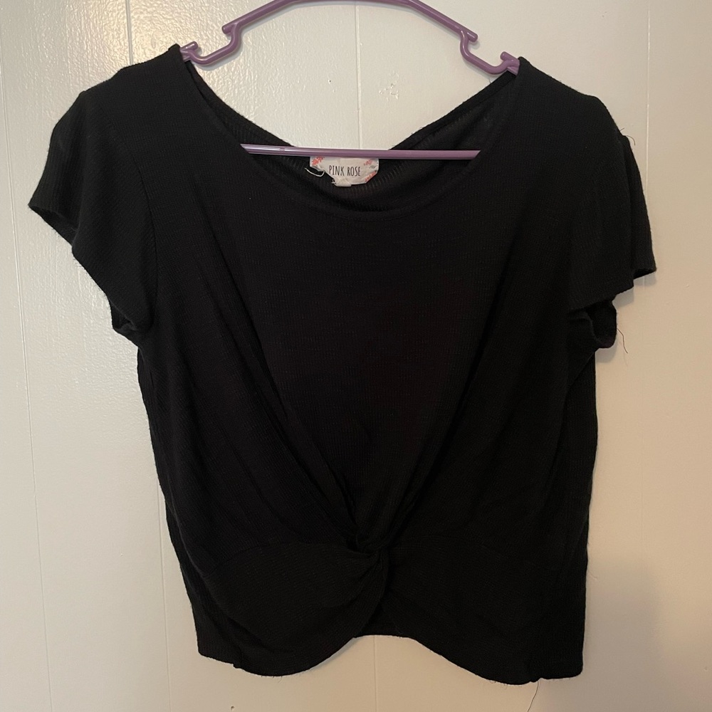 Black casual shirt